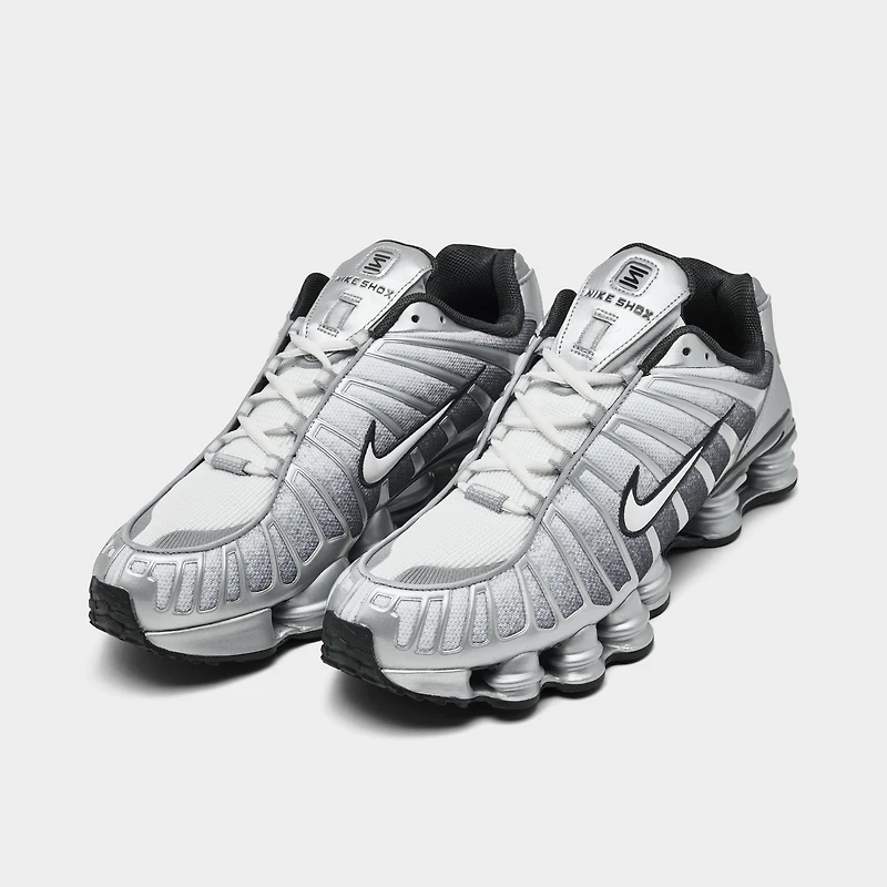 Nike Shox TL Print Metallic Silver / Summit White - Wolf Grey