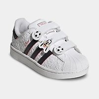 adidas Children's Superstar II White / Black - Red