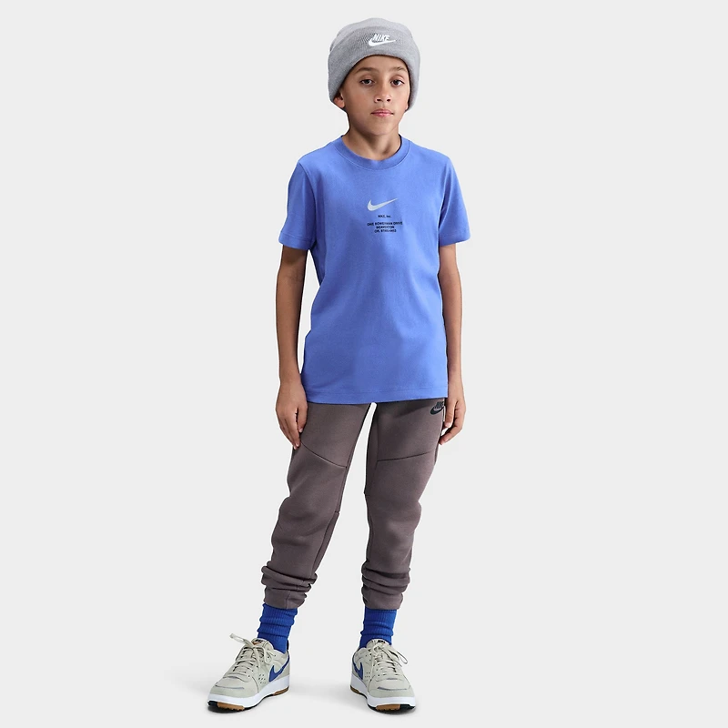 Nike Sportswear Juniors' Short-Sleeve T-Shirt Comet Blue / Smoke Grey