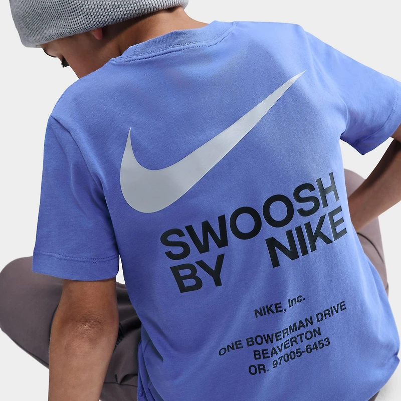 Nike Sportswear Juniors' Short-Sleeve T-Shirt Comet Blue / Smoke Grey