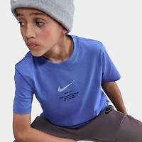 Nike Sportswear Juniors' Short-Sleeve T-Shirt Comet Blue / Smoke Grey