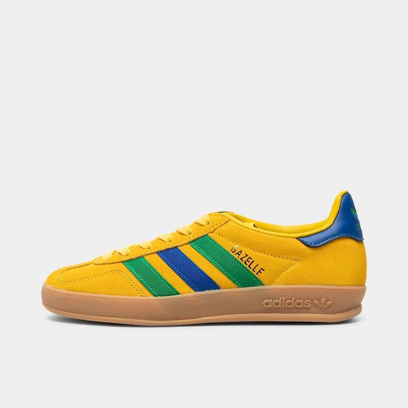 adidas Junior Gazelle Chaussures d'intérieur Jaune / Bleu royal - Vert