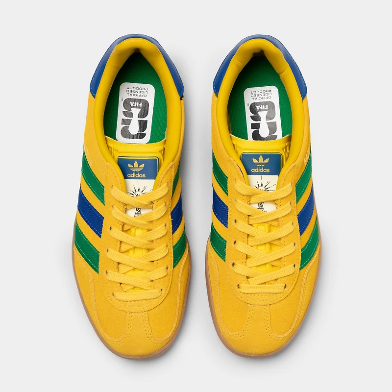 adidas Junior Gazelle Chaussures d'intérieur Jaune / Bleu royal - Vert