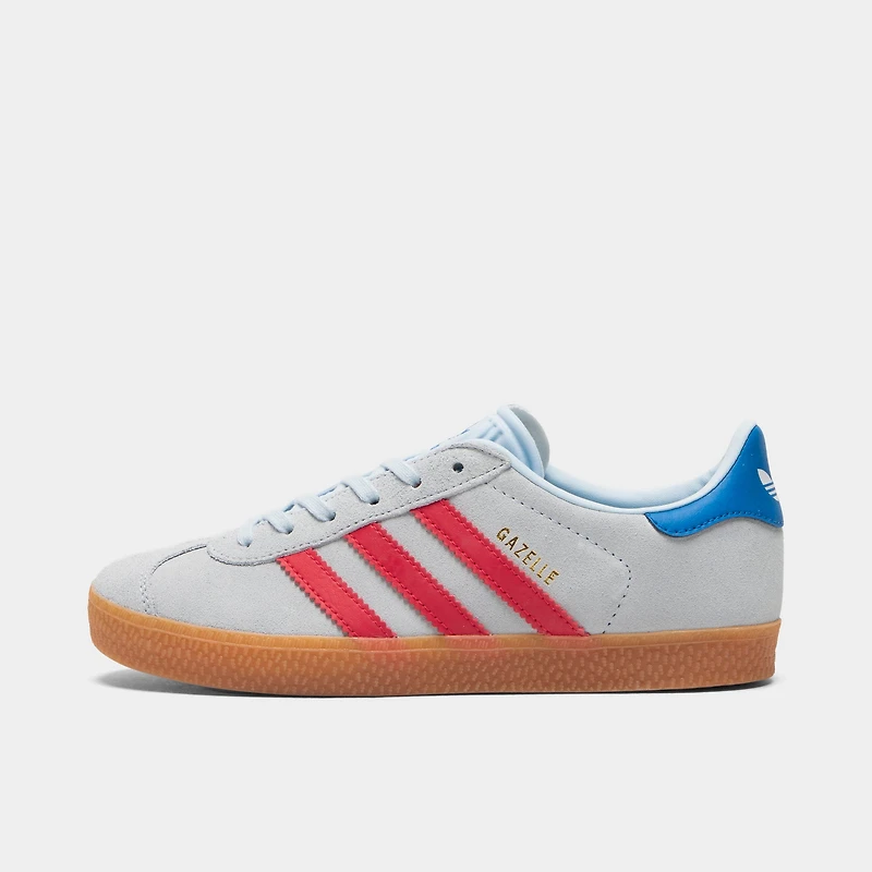 adidas Juniors' Gazelle Crystal Sky / Semi Lucid Red - Bluebird