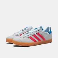 adidas Juniors' Gazelle Crystal Sky / Semi Lucid Red - Bluebird