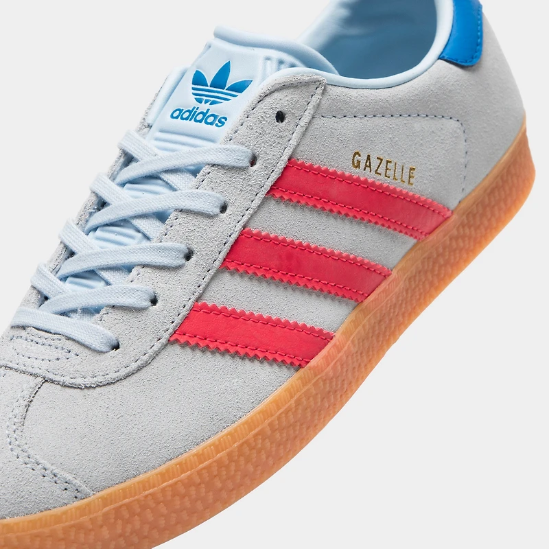 adidas Juniors' Gazelle Crystal Sky / Semi Lucid Red - Bluebird