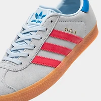 adidas Juniors' Gazelle Crystal Sky / Semi Lucid Red - Bluebird