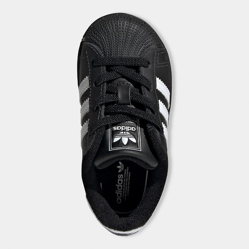 adidas superstar II pour enfant - Noir / Blanc