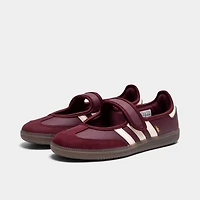 adidas Women's Samba Jane Maroon / Cream White - Gold Metallic