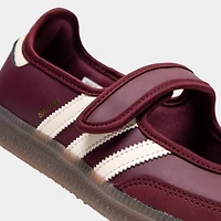 adidas Women's Samba Jane Maroon / Cream White - Gold Metallic