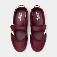 adidas Women's Samba Jane Maroon / Cream White - Gold Metallic