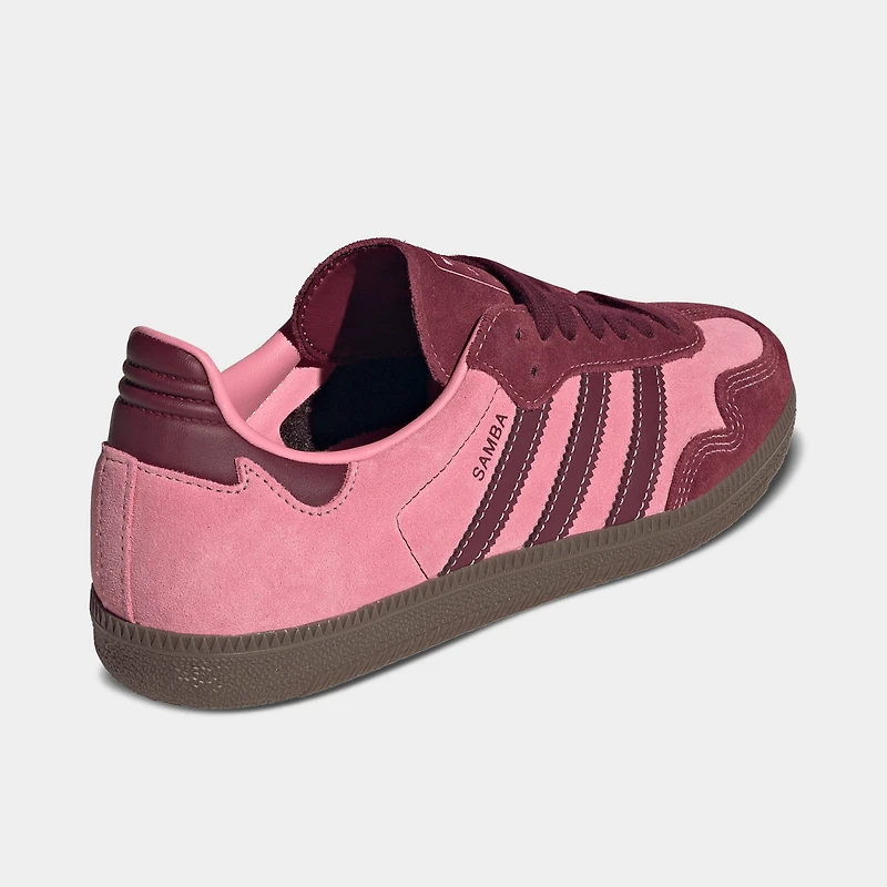adidas Femmes Samba Rose Étincelle / Rouge Ombre - Gomme