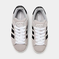 adidas Femmes Campus Gris / Noir - Argent métallique