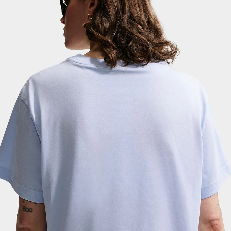 Nike Sportswear Femmes T-shirt court Bleu Hydrogène / Voile