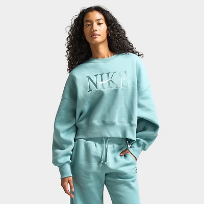 Nike Sportswear Women's Phoenix Fleece Oversized Crewneck Cannon / Mint Foam