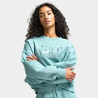 Nike Sportswear Women's Phoenix Fleece Oversized Crewneck Cannon / Mint Foam