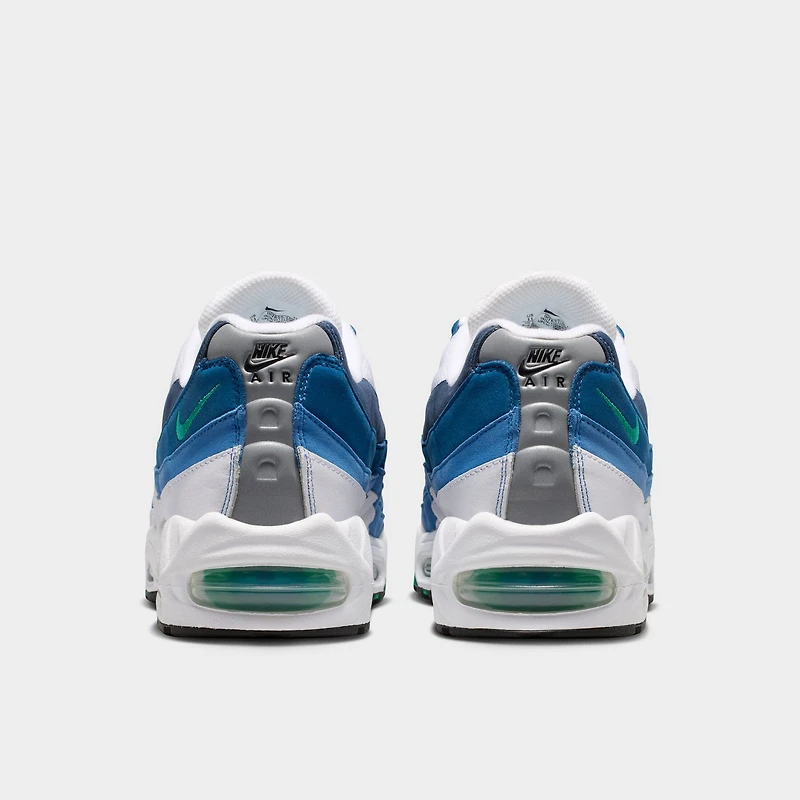 Nike Air Max 95 OG Blanc / Vert Émeraude - Bleu Lac