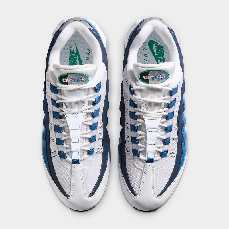 Nike Air Max 95 OG Blanc / Vert Émeraude - Bleu Lac