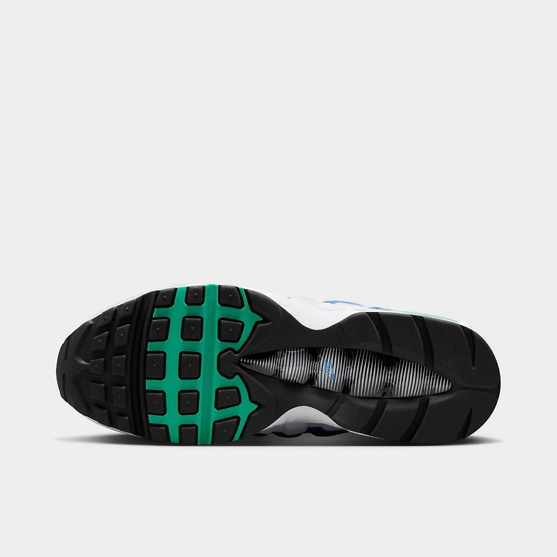Nike Air Max 95 OG White / Emerald Green - Lake Blue