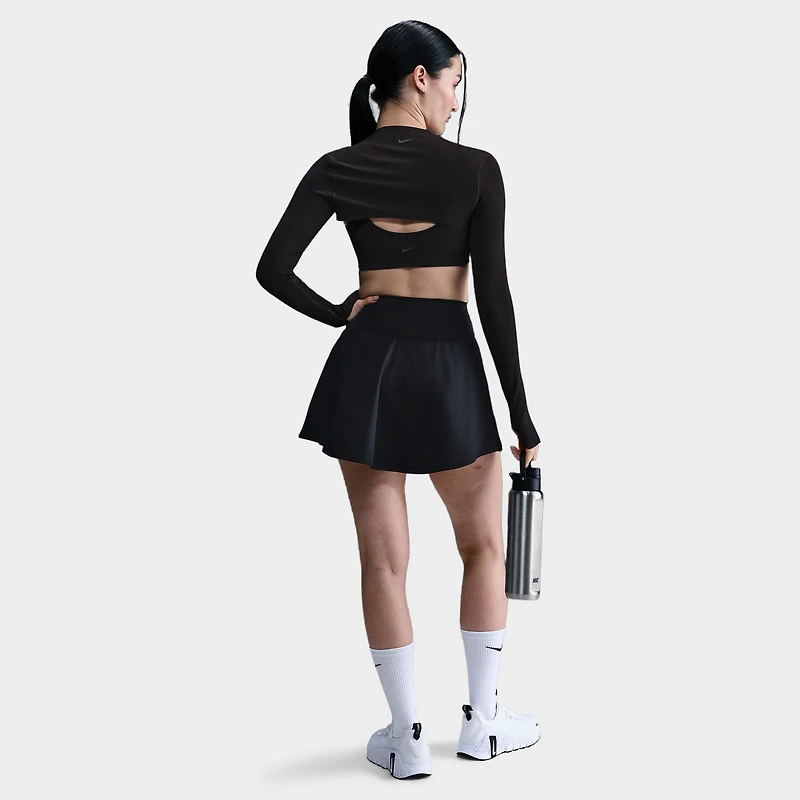 Nike One Women's Dri-FIT Skirt Black / White