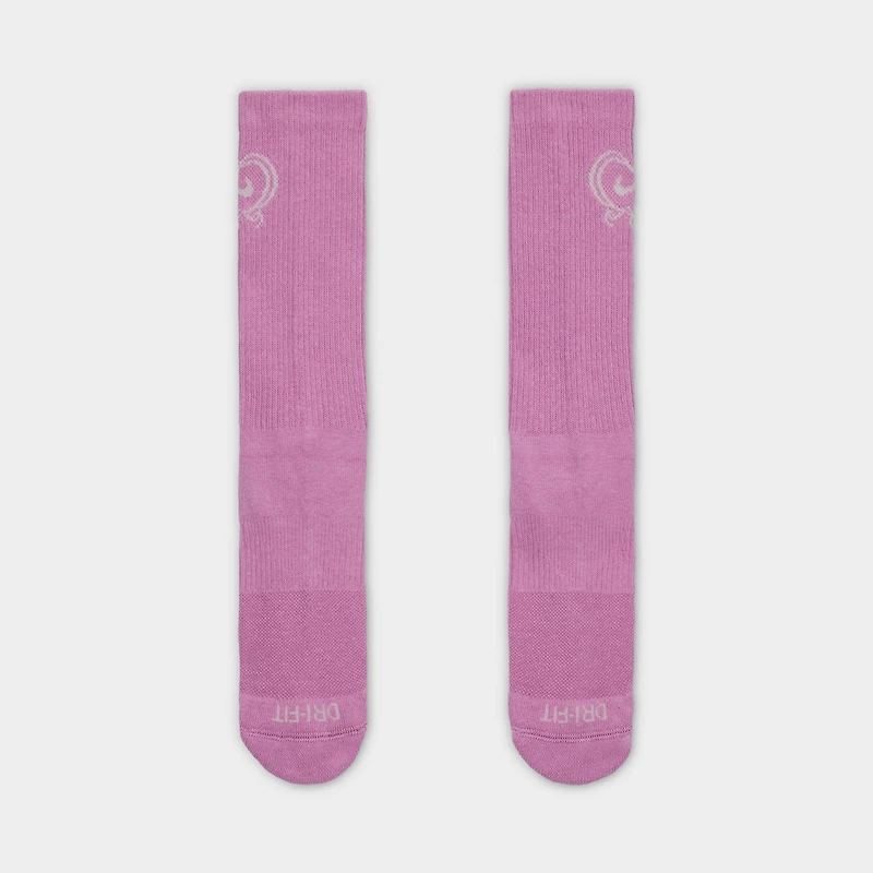 Nike Everyday Plus Cushioned Crew V Day Socks /  Lt Magenta