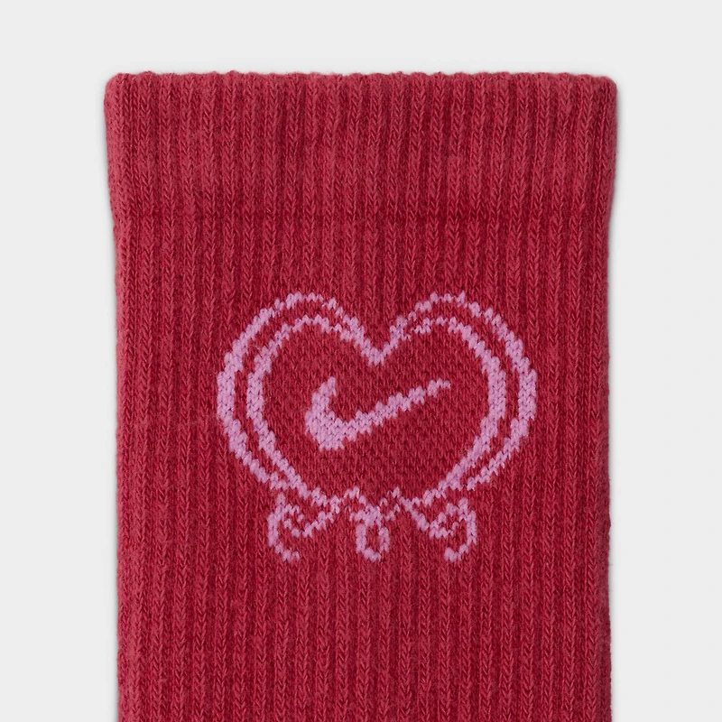 Nike Everyday Plus Cushioned Crew V Day Chaussettes / Équipe Cramoisi