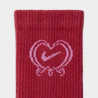 Nike Everyday Plus Cushioned Crew V Day Chaussettes / Équipe Cramoisi