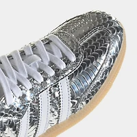 adidas Femmes Samba Argent Métallique / Blanc - Gomme