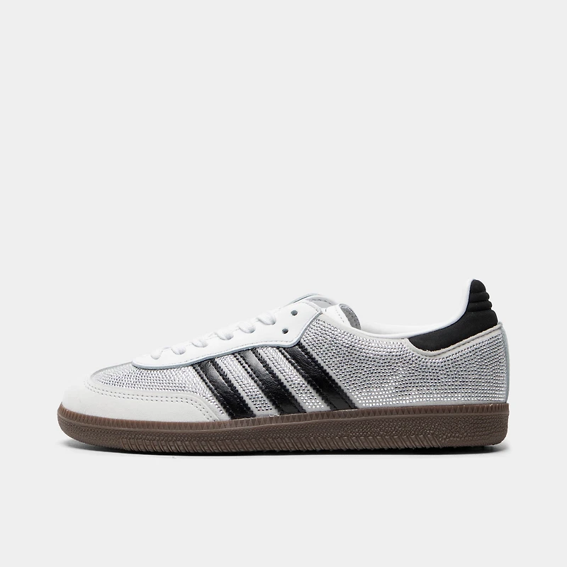 adidas Femmes Samba Blanc Cristal / - Argent Métallique