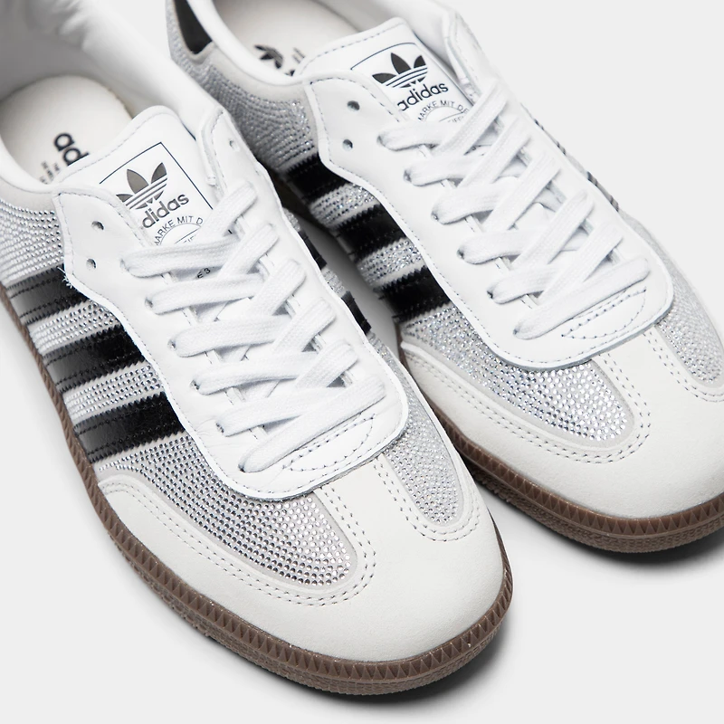 adidas Femmes Samba Blanc Cristal / - Argent Métallique
