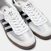adidas Femmes Samba Blanc Cristal / - Argent Métallique