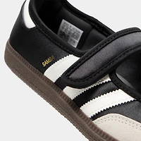 adidas Femmes Samba Jane Noir / Blanc cassé - Or métallique