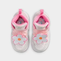 Jordan 1 Mid SE TD Gris Clair / Rose Fluo - Voile