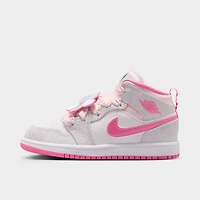 Jordan 1 Mid SE PS Vast Grey / Pink Glow - Sail