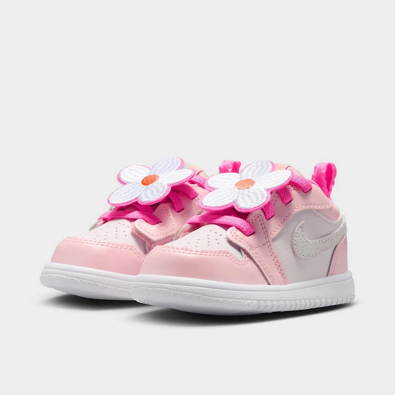 Jordan 1 Low SE TD Rose Fluorescent / Bleu Clair - Éclatant