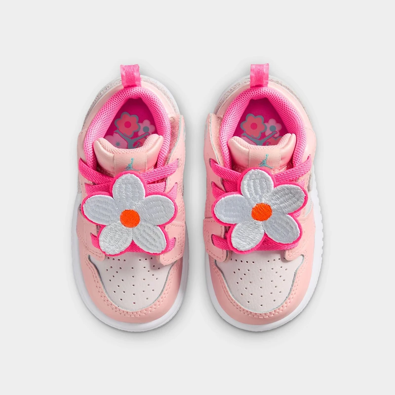 Jordan 1 Low SE TD Rose Fluorescent / Bleu Clair - Éclatant