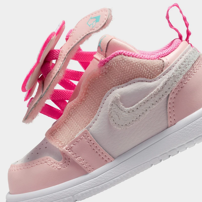 Jordan 1 Low SE TD Pink Glow / Light Aqua - Bloom