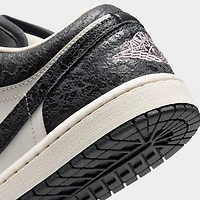 Jordan  Femmes 1 Low SE Anthracite / Carmin glacé - Voile