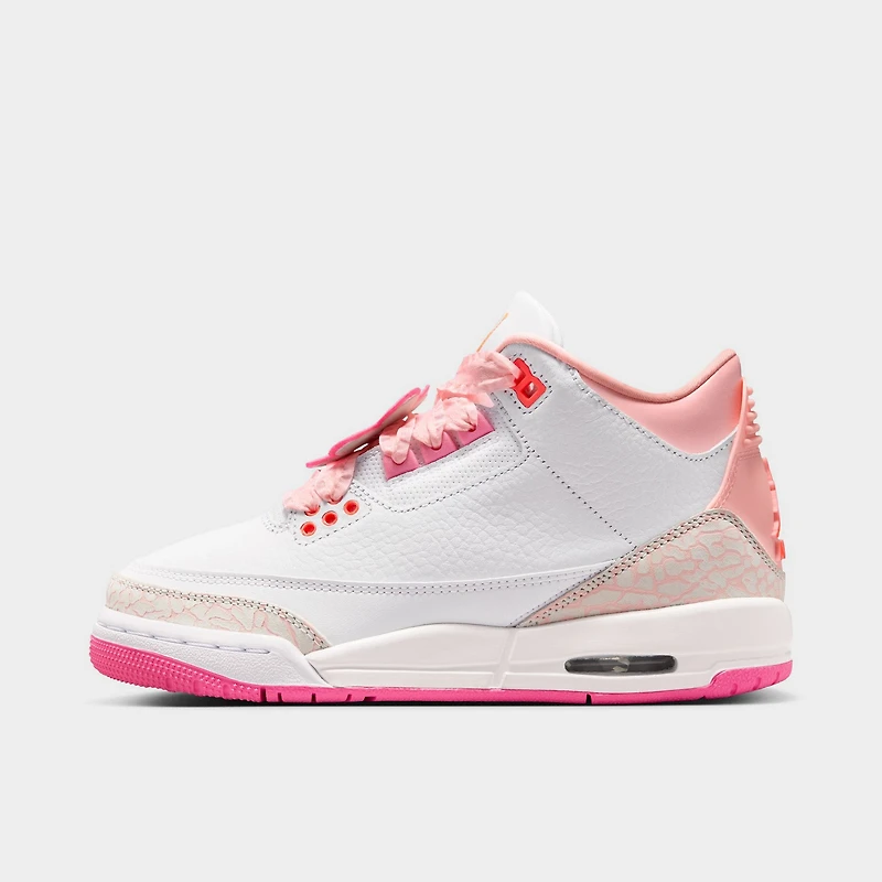Jordan 3 KSA Retro GS Pearl Pink / Hyper Orange - Bloom