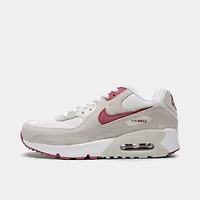 Nike Air Max 90 SE GS Blanc / Cramoisi Équipe - Os Clair