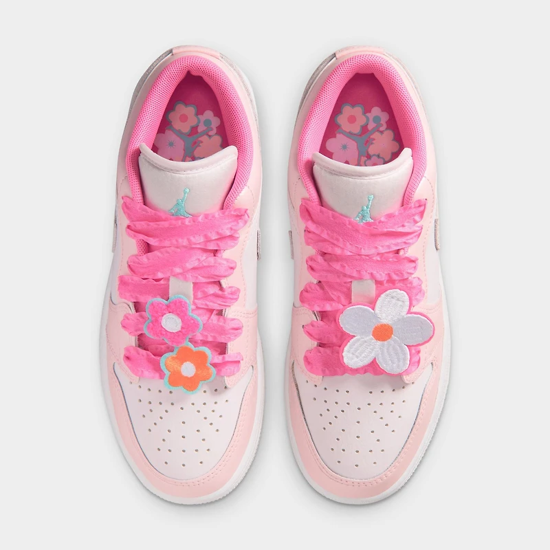 Jordan 1 Low SE GS Pink Bloom / Glow - Pearl