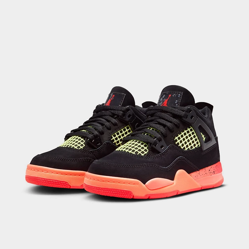 Jordan 4 KSA Retro PS Black / Infrared 23 - Bright Mango