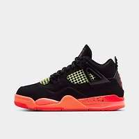 Jordan 4 KSA Retro PS Noir / Infrared 23 - Mangue Lumineuse
