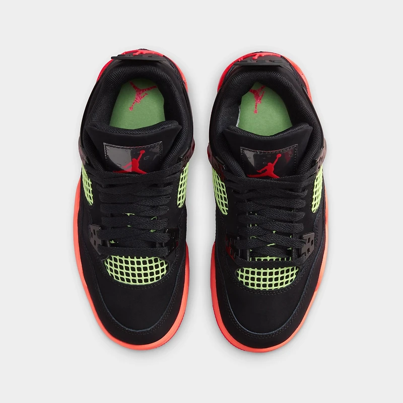 Jordan 4 KS Retro GS Black / Infrared 23 - Bright Mango