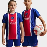 Nike Juniors' PSG Home Short Sleeve Jersey Old Royal / White - University Red