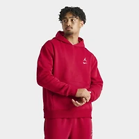 Jordan Brooklyn Varsity Fleece Pullover Hoodie Gym Red / White