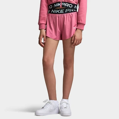 Nike Dri-Fit Junior Short en Maille 2 1 Pivoine / - Noir