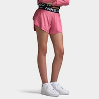 Nike Dri-FIT Juniors' 2in1 Knit Shorts Peony / - Black