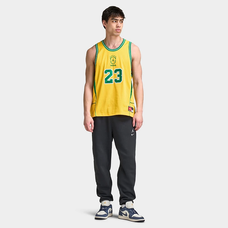 Jordan MJ ESS Mesh Jersey P6 Varsity Maize / Lucky Green