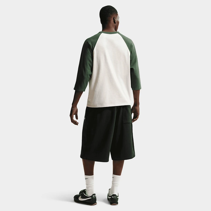 Nike Club Fleece OS Shorts / Black White